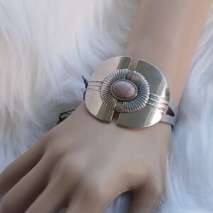 Paparazzi Marble Silver Bracelet with Gray Accent